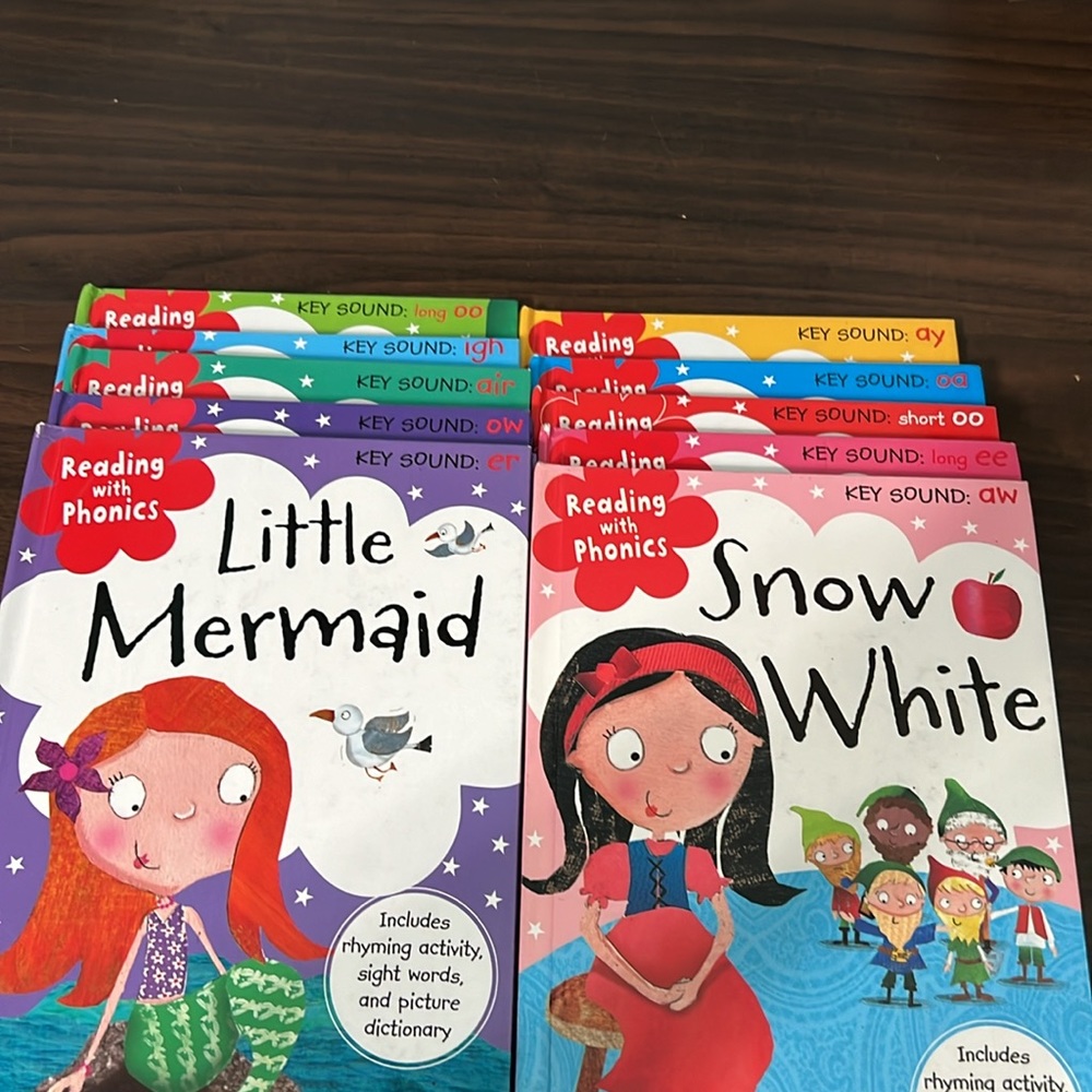 10 Reading with Phonics Fairytale set